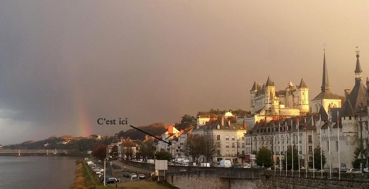 Apartament Balcon Sur Loire Local Velo Saumur Zewnętrze zdjęcie